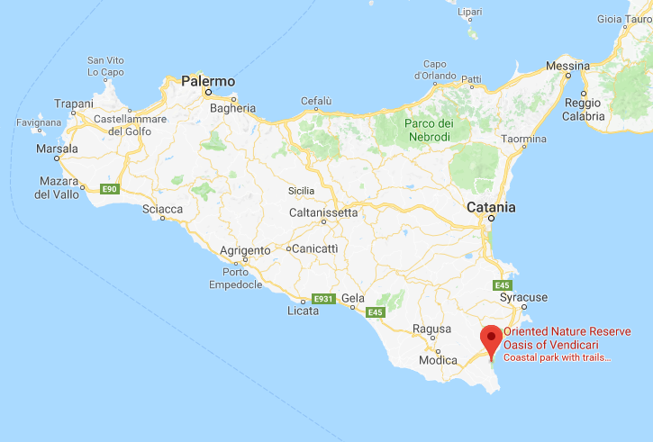 Mappa Vendicari