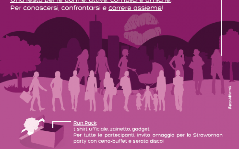 Seconda edizione della marcia al femminile "StraWoman - We Run the World"